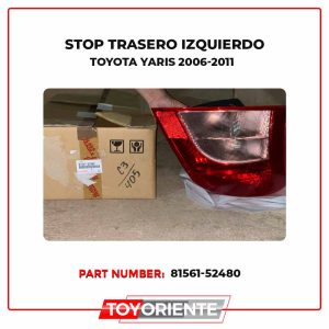 Stop Trasero Izquierdo Toyota Yaris 2006-2011